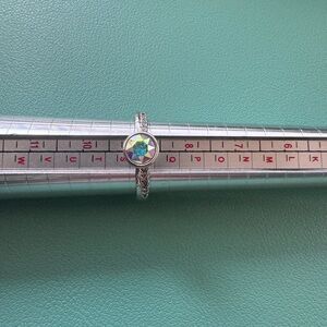 Fragrant jewels Holographic and Silver ring. NWOT. Size 9